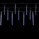 Dekoračné led osvetlenie cencúle padajúci sneh- biele 60cm - 16 m
