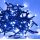 Vianočná led svetelná reťaz vnútorná - 100led - 4,95m modrá