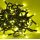 Vianočná led svetelná reťaz vnútorná - 100led - 4,95m žltá