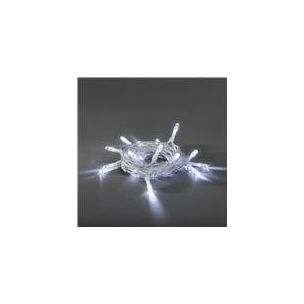 LED reťaz 20 cortina LED biela na batérie - 1,9 m
