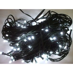 LED-180- vianočná reťaz studená biela - 180 ks - 13,5 m