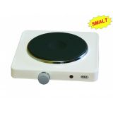 Jednoplatničkový varič B-4267 smalt biely Bravo