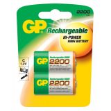 Nabíjacia batéria GP 1,2 V - 2200 mAh NiMH - blister - 2 ks/C