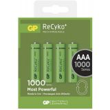 Nabíjacia batéria GP Recyko 1,2 V - 1000 mAh NiMH - 4 ks/AAA