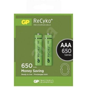 Nabíjacia batéria GP Recyko 1,2 V - 650 mAh NiMH - 2 ks/AAA