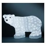 Medveď biely veľký MV-500 - 160 LED