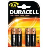 batéria Duracell AA/LR6/1,5V-alkalická 4-pack