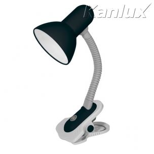 Štipcová stolná lampa SUZI HR-60-B - Čierna