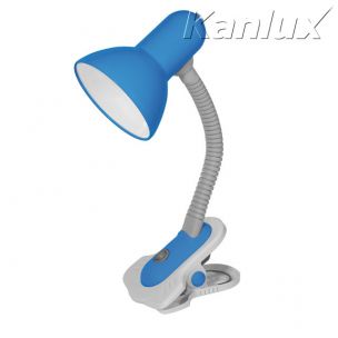 Štipcová stolná lampa SUZI HR-60-BL - Modrá