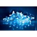 Vianočná led svetelná reťaz HVIEZDY vnútorná 20 LED modrá