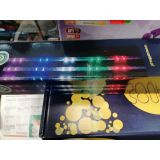 Dekoračné led osvetlenie cencúle padajúci sneh- farebné 50 cm