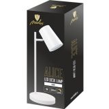 Stolná LED lampa ALICE 5W - biela